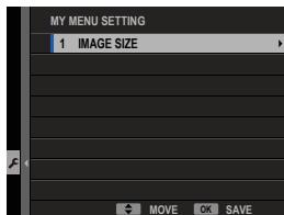 FUJIFILM X-T10 - MY MENU SETTING - 4