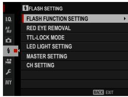 FUJIFILM X-T10 - Flash Settings - 1