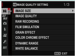 FUJIFILM X-T10 - Using the Menus - 2