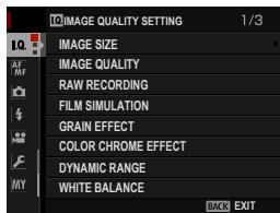 FUJIFILM X-T10 - IMAGE QUALITY SETTING - 1