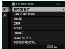 FUJIFILM X-T10 - Using the Menus - 3
