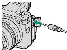 FUJIFILM X-T10 - Using an External Microphone - 1