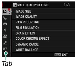 FUJIFILM X-T10 - To navigate the menus: - 2