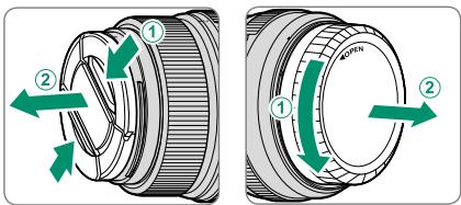 FUJIFILM X-T1 - Removing Lens Caps - 1