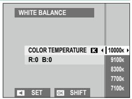 FUJIFILM X-T1 - K:Color Temperature - 1