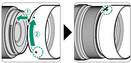 FUJIFILM X-T1 - Attaching Lens Hoods - 1