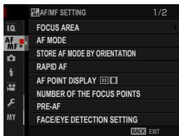 FUJIFILM X-T1 - EDIT/SAVE CUSTOM SETTING - 5