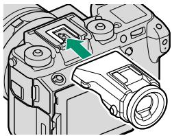 FUJIFILM X-T1 - Attaching the Viewfinder - 1
