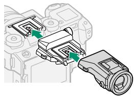 FUJIFILM X-T1 - Attaching the EVF-TL1 - 1