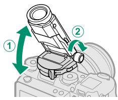 FUJIFILM X-T1 - Swiveling the Viewfinder Up or Down - 2