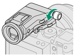 FUJIFILM X-T1 - Swiveling the Viewfinder Up or Down - 1