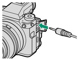 FUJIFILM X-T1 - -Using an External Microphone - 1