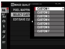 FUJIFILM X-T1 - EDIT/SAVE CUSTOM SETTING - 1
