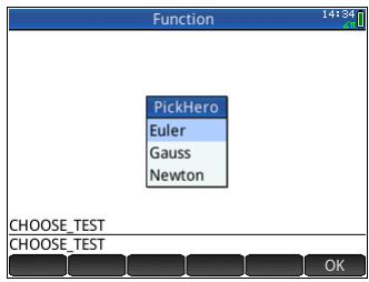 HP 11C - Exemple : - 1
