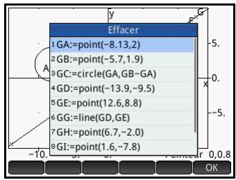 HP 11C - Effacement d'un objet - 1