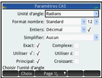 HP 11C - Paramètres - 1
