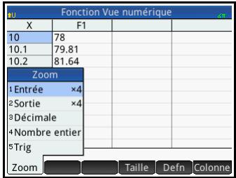 HP 11C - Menu Zoom - 1