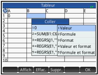 HP 11C - Copie et collage - 1