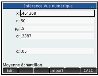 HP 11C - Saisie de données - 2