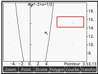 HP 11C - Configuration du tracé de l'application - 1
