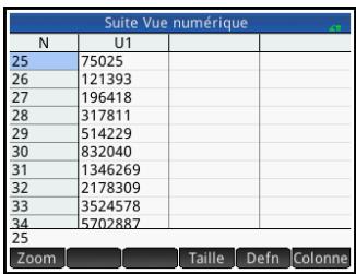 HP 11C - Affichage de la vue numérique - 3