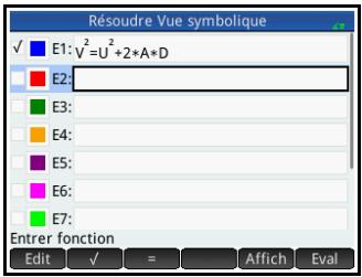 HP 11C - Effacement de l'application et définition de l'équation - 2