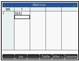 HP 11C - Résolution de systèmes d'équations linéaires - 6