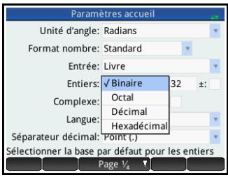 HP 11C - Arithmetique des entiers de base - 1