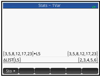 HP 11C - Recherche de valeurs statistiques pour des listes - 1