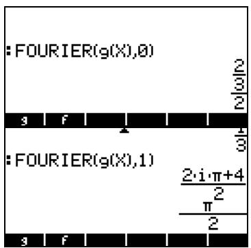 HP 48G - Séries de Fourier pour une équation quadratique - 3