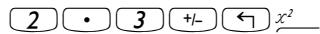 HP 48G - Examples de calculs avec des nombres réels - 10
