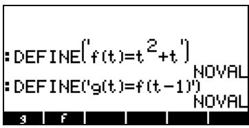 HP 48G - Séries de Fourier pour une équation quadratique - 1
