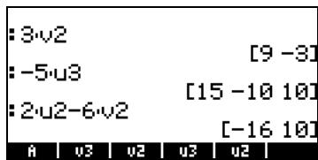 HP 48G - Multiplication et division par un scalaire - 1