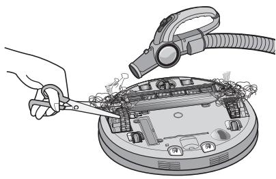 LG VR8600RB - Manipulation des brosses laterales - 1
