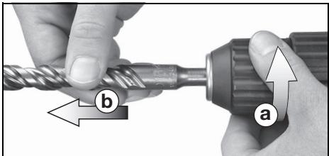 METABO SBE730 - Dépose de l'outil : - 1