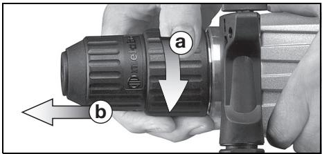 METABO SBE730 - Retirar a bucha: - 1