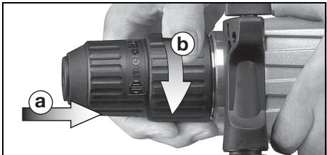 METABO SBE730 - Inserir a bucha: - 1