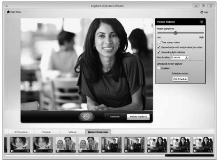 LOGITECH HD C270 - Using motion detection - 1