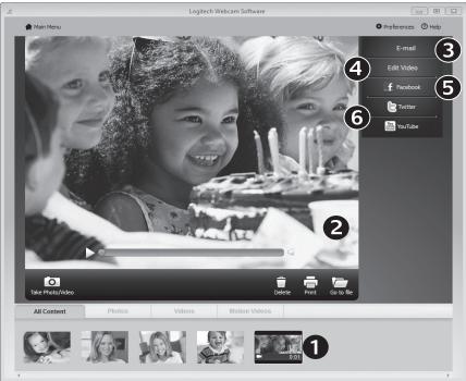 LOGITECH HD C270 - Galleria: visualizzazione e condivisione - 1