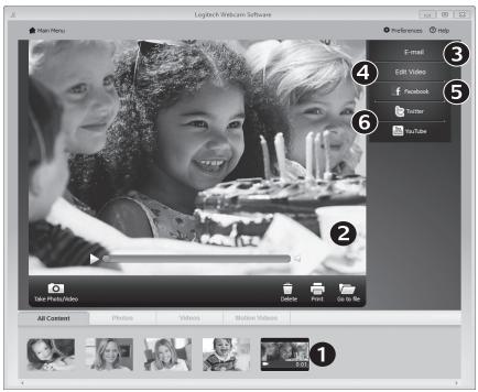 LOGITECH HD C270 - Galeri: görtütuleme ve paylasmā - 1