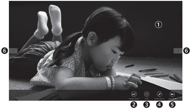 LOGITECH HD C270 - Funktionen der Kamera-App - 1