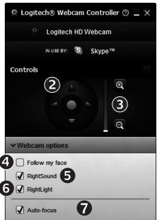 LOGITECH HD C270 - Finjustering af webkameraet under en videosamtale - 1