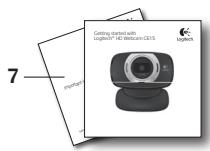 LOGITECH HD C270 - Finjustera webbkameran under ett videosamtal - 7