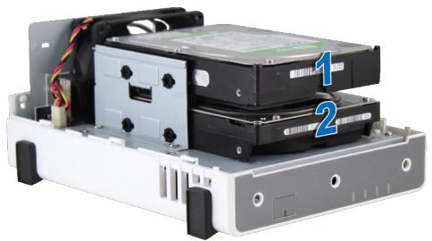 SYNOLOGY NAS DS115J - Installation des disques - 5