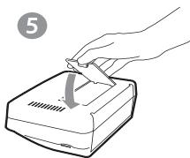 SAGEM EASY 270 - CLEANING THE PRINT HEAD - 5