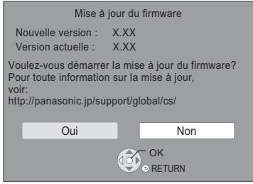 PANASONIC DMR-BWT850EC - Mise à jour du logiciel - 1
