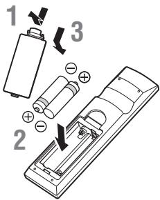 Diagram showing battery assembly steps with labeled components and directional arrows indicating movement