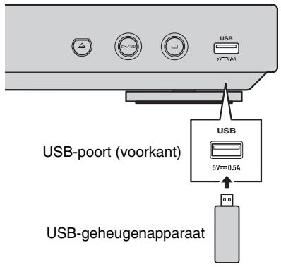 USB 5V=0.5A USB-poort (voorkant) USB 5V=0.5A USB-geheugenapparaat