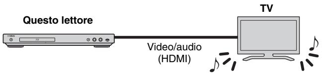 Questo lettore Video/audio (HDMI) TV