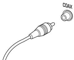MARANTZ DV4003 - Cóme conectar los cables coaxiales - 1